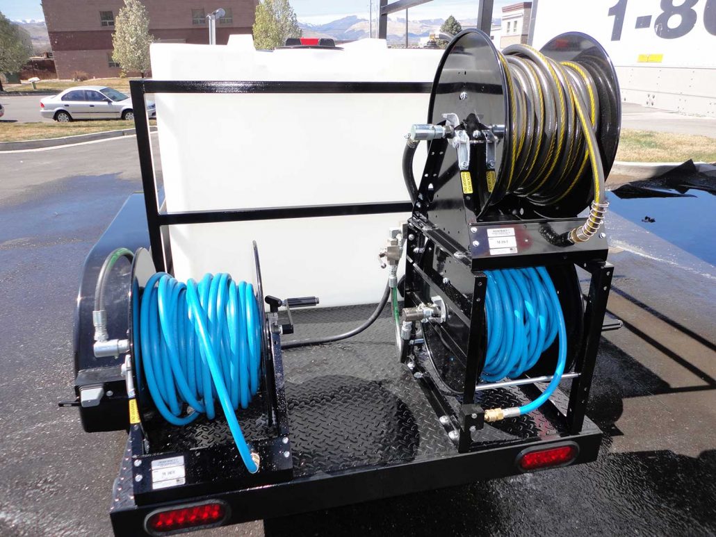 Power Wash Trailer System Package 35HP - Power Line Industries, Inc.
