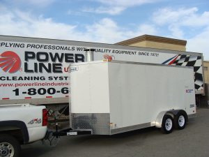 Power Wash Trailer Enclosed