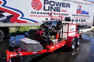 HD23 Honda Power Wash Trailer Red